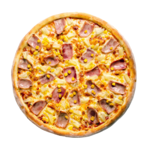 Hawaiian pizza with Ham and Pineapple